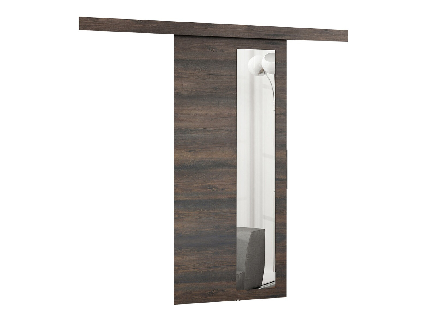 Drsna vrata Dover 130 (Temni jasen)