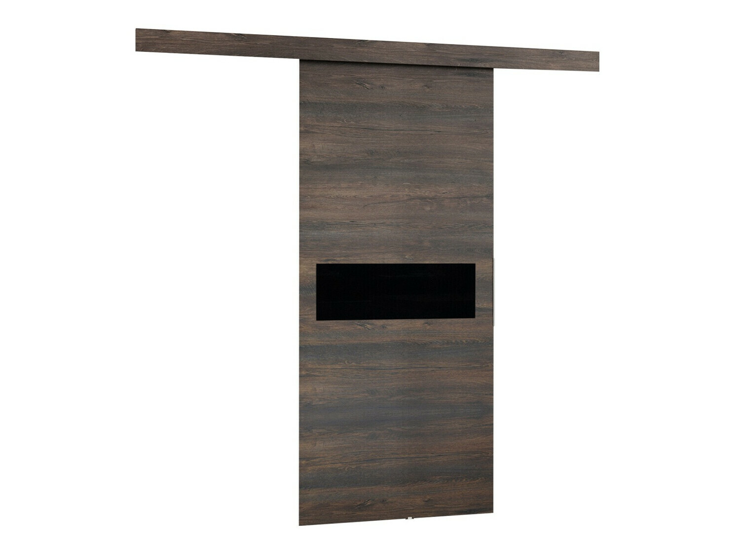 Drsna vrata Dover 133 (Temni jasen + Črna)