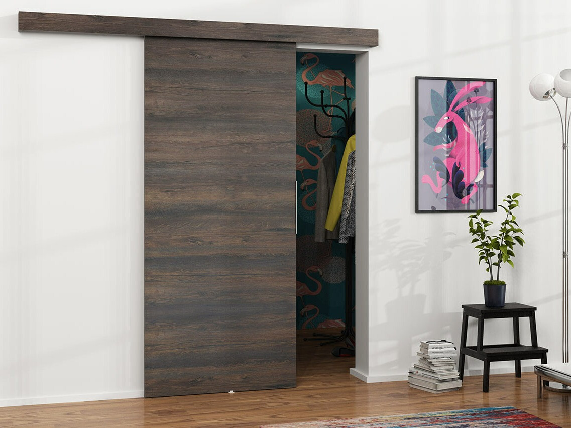 Drsna vrata Dover 143 (Temni jasen)