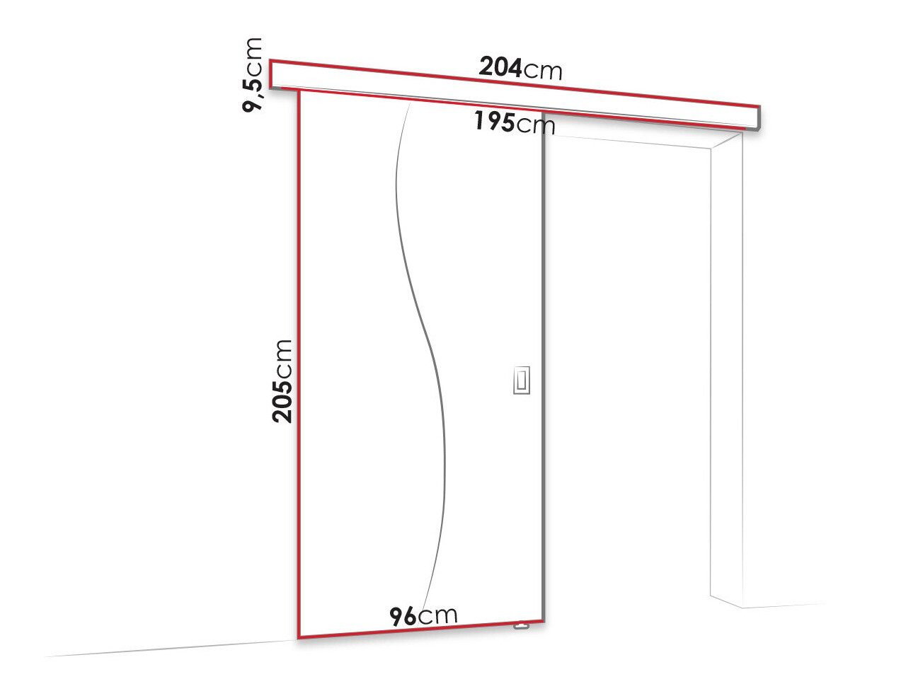 Drsna vrata Dover 151 (Sonoma hrast)