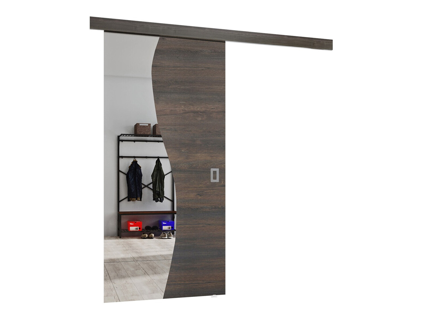 Drsna vrata Dover 151 (Temni jasen)