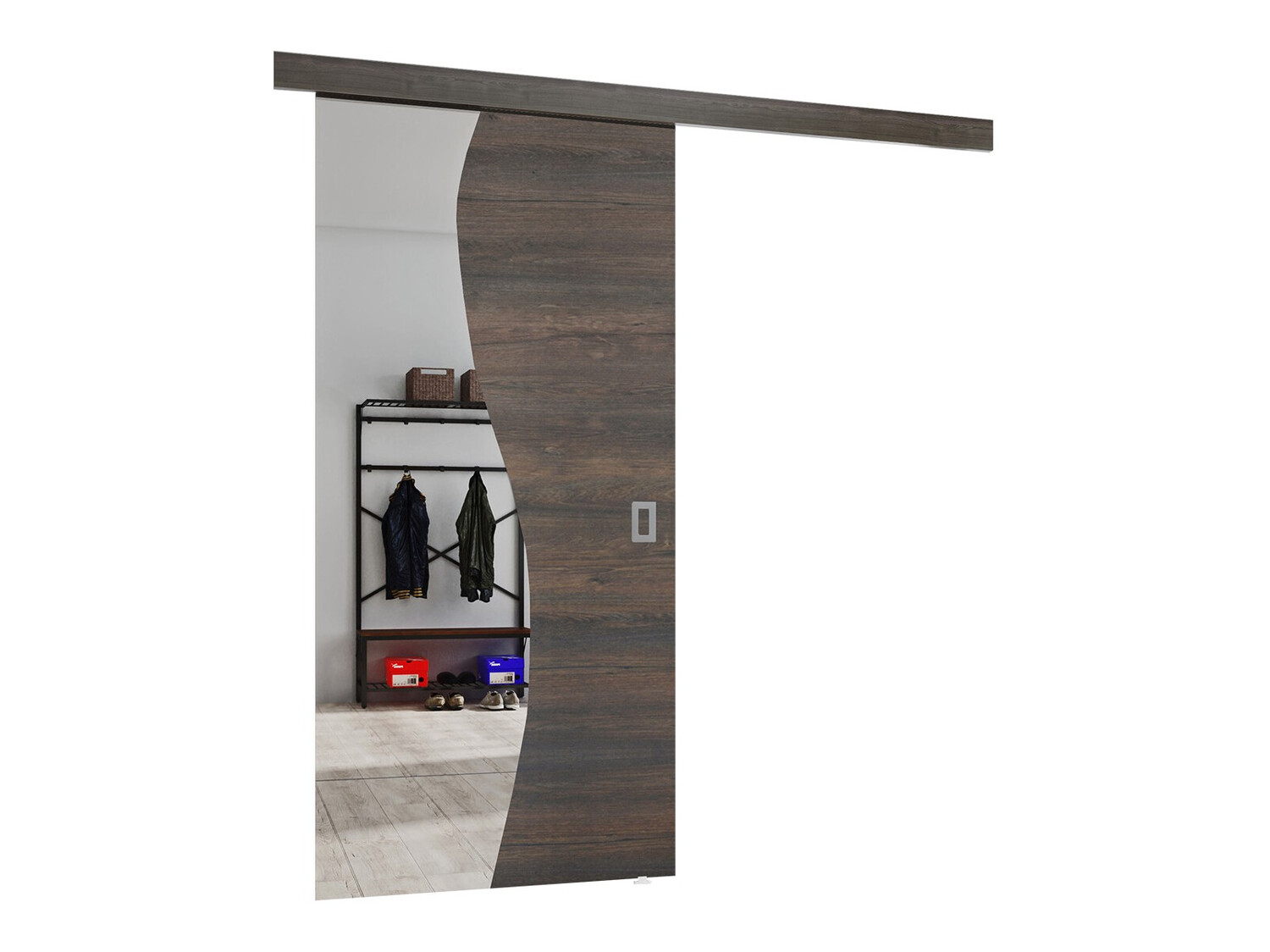 Drsna vrata Dover 152 (Temni jasen)