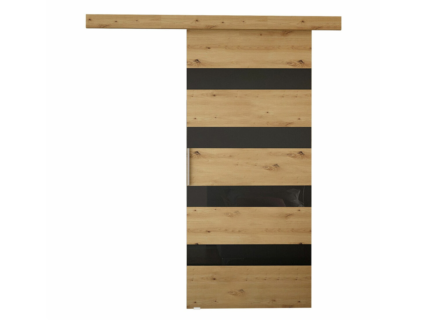 Drsna vrata Closico 179 (Artisan hrast + Črna)