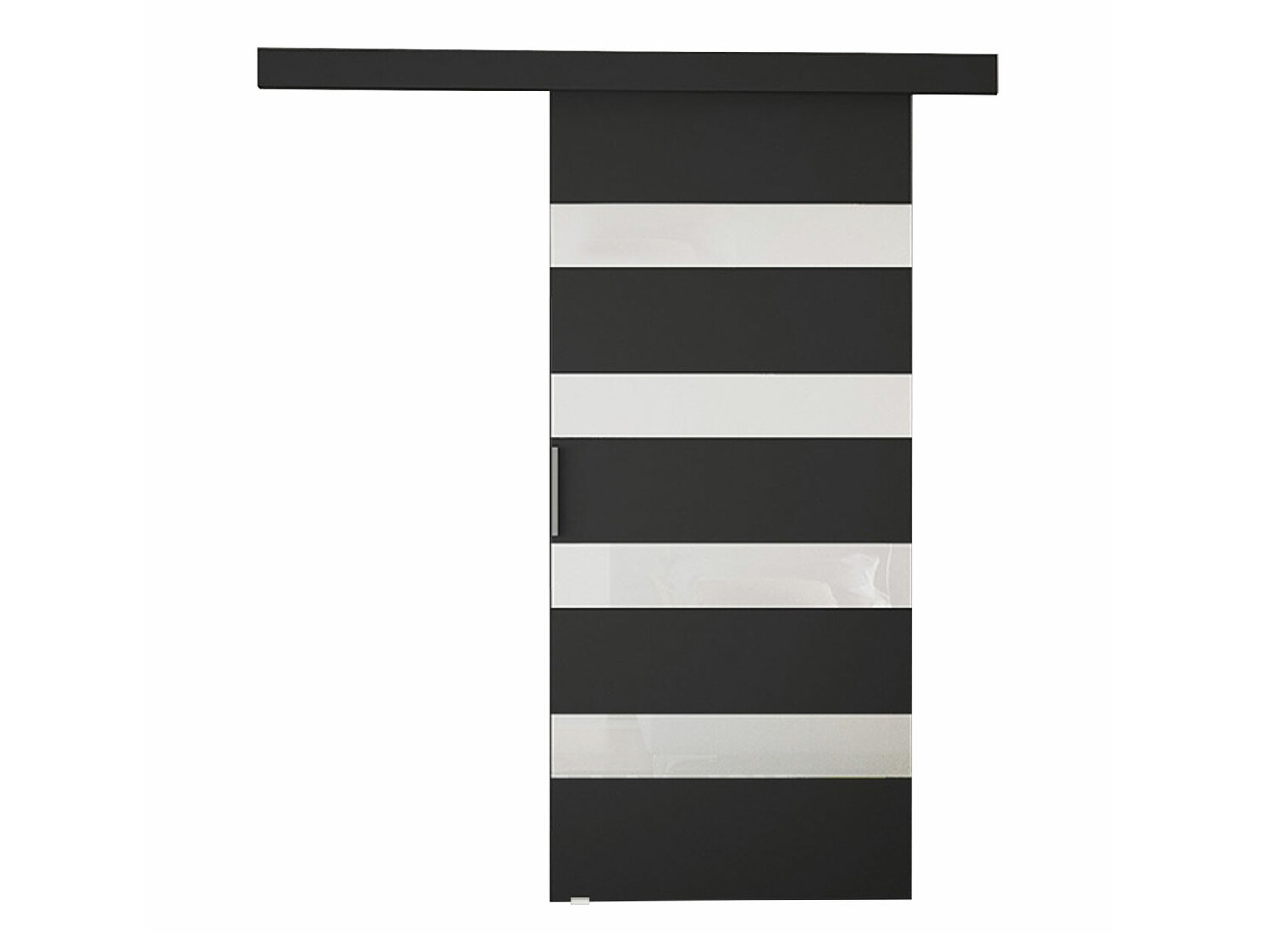 Drsna vrata Closico 179 (Črna + Bela)