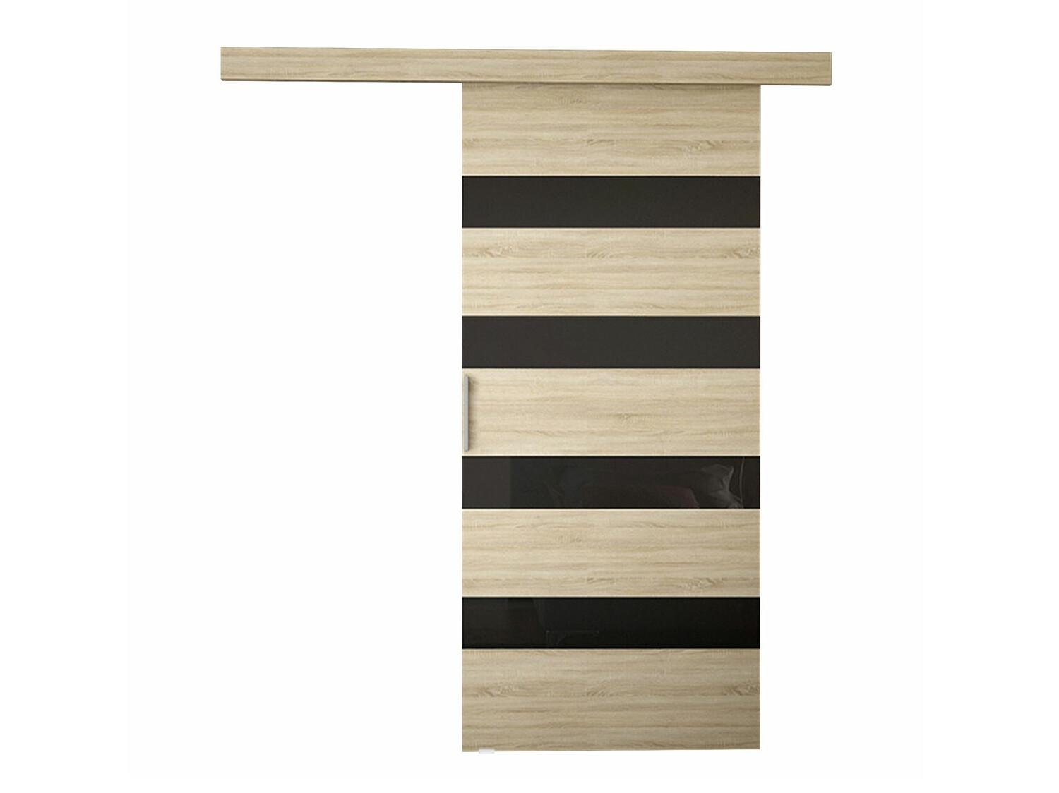 Drsna vrata Closico 179 (Sonoma hrast + Črna)