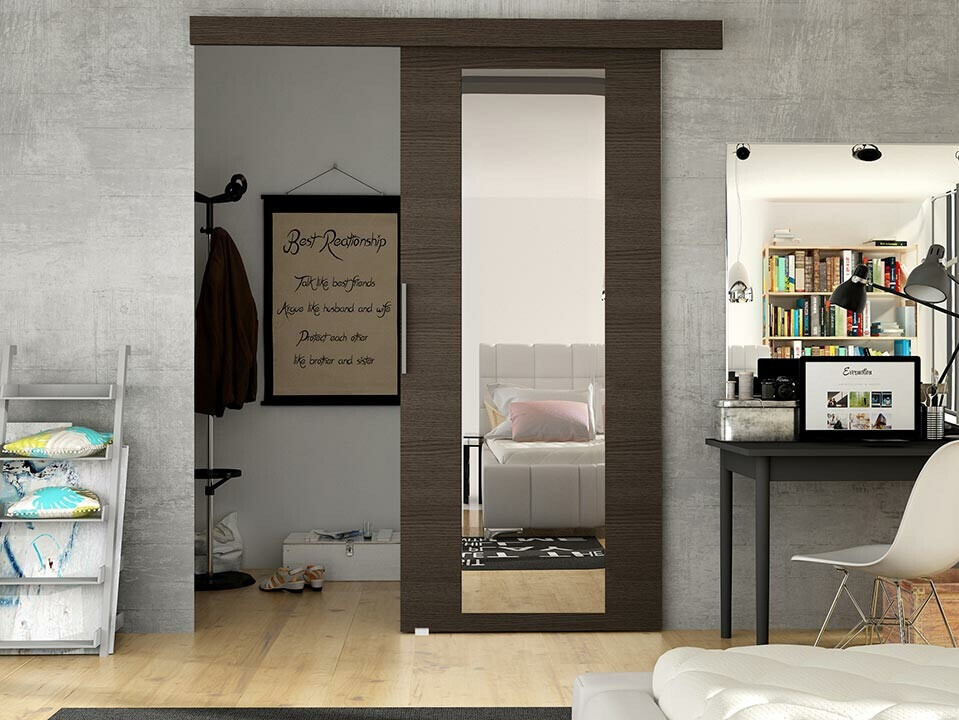 Drsna vrata Closico 180 (Rjava)