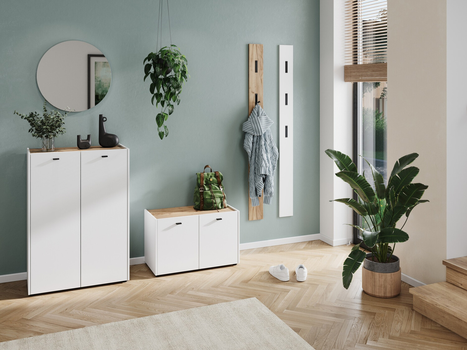 Obešalnik Cirsale 100 (Bela)