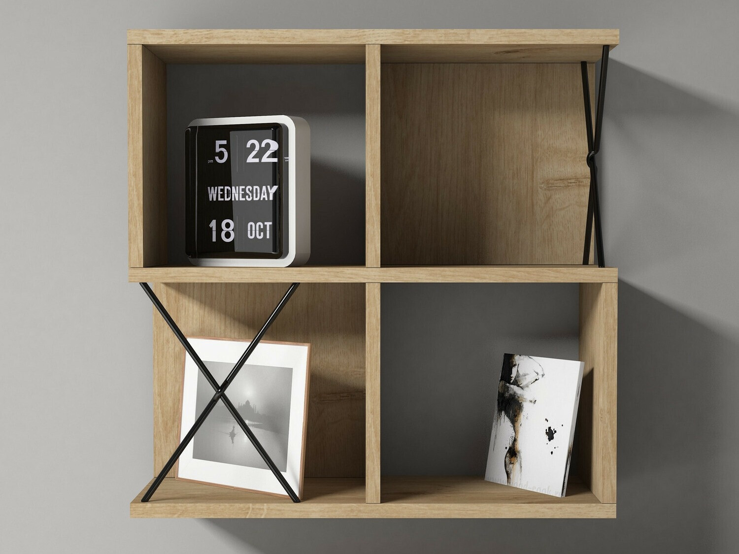 Stenska polica Kailua 137 (Hrast)