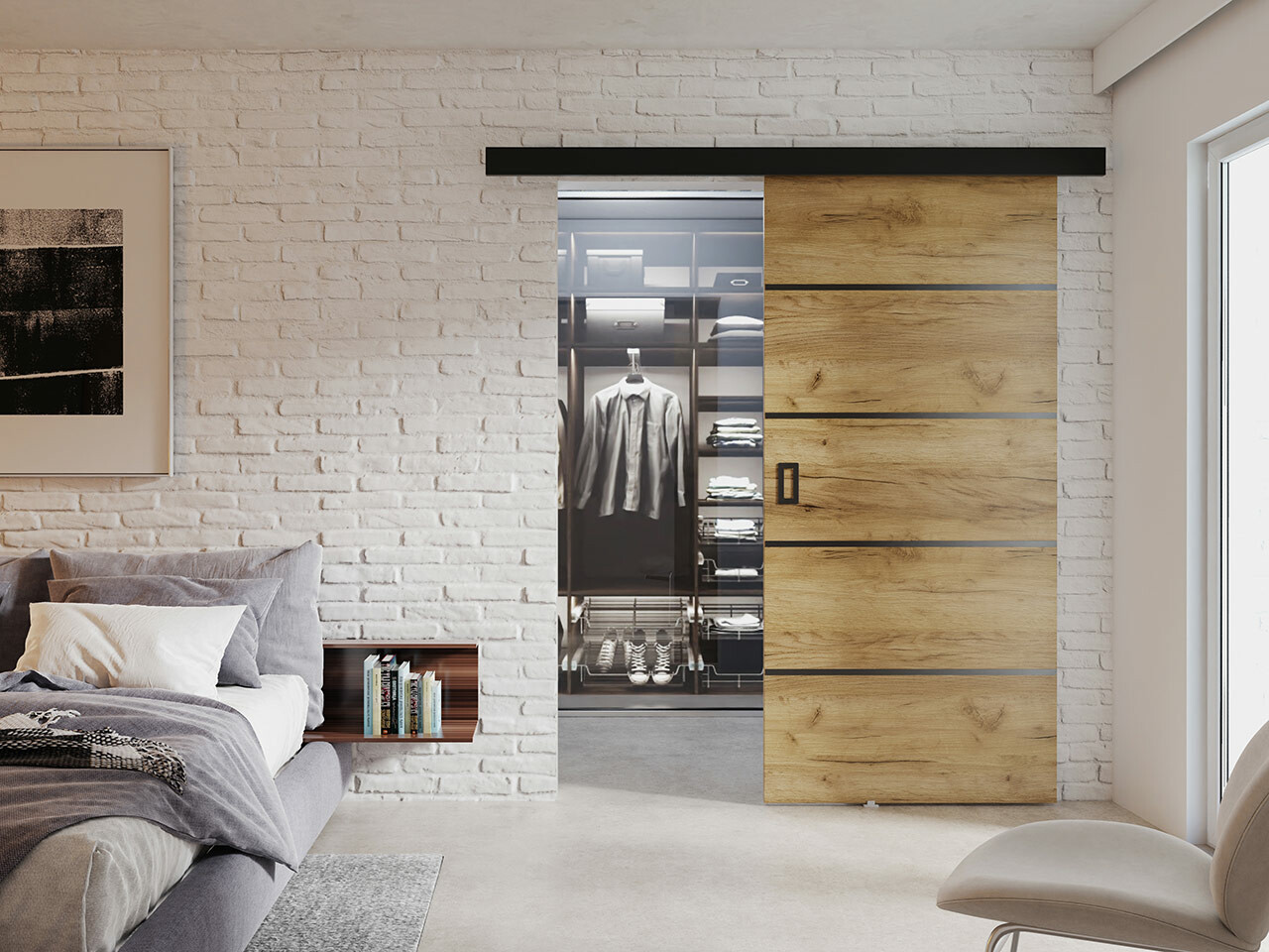 Drsna vrata Dover 172 (Craft hrast)