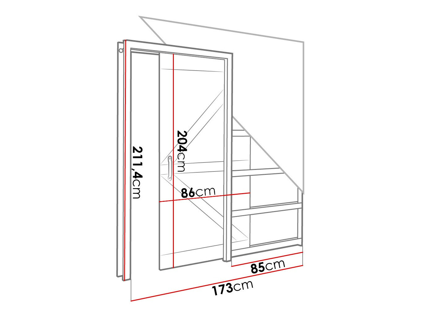 Drsna vrata Dover 177