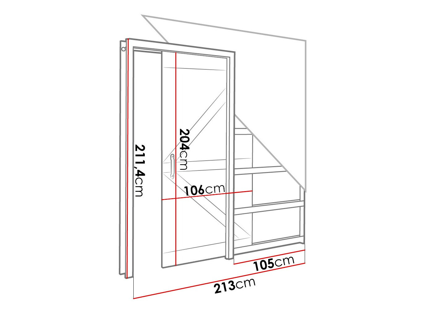 Drsna vrata Dover 179