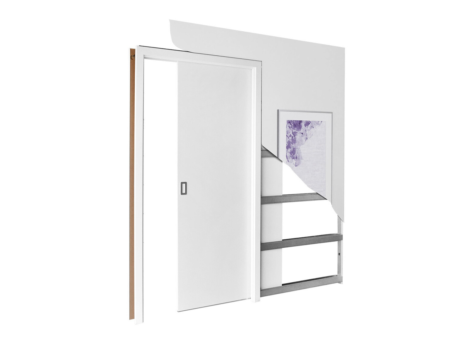 Drsna vrata Dover 183 (Bela)