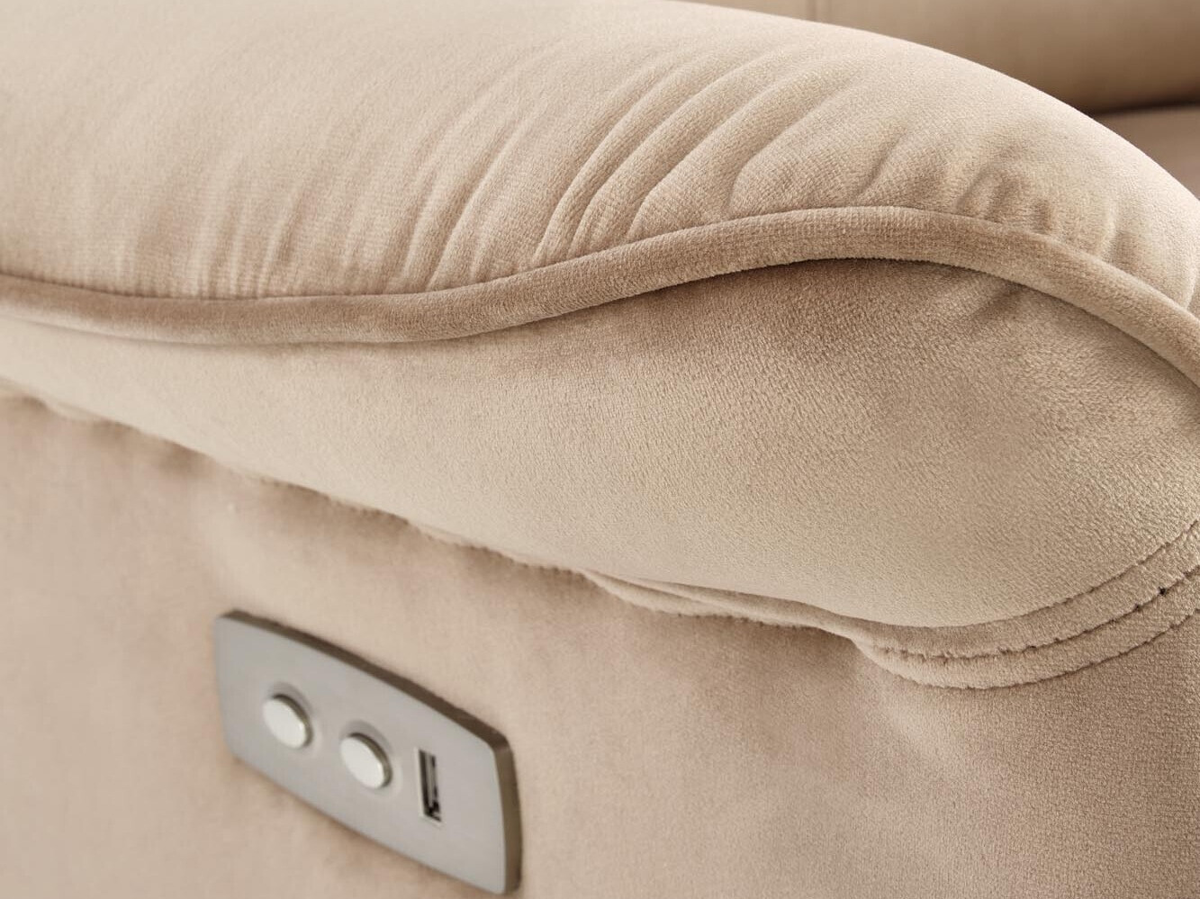 Fotelj s počivalnikom Houston 1543 (Bež)