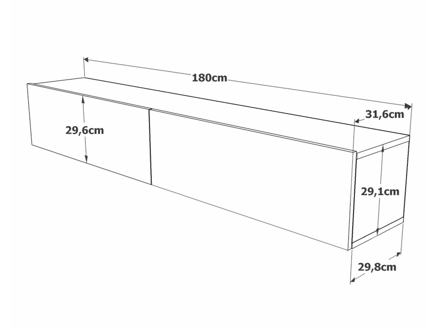 TV-omarica Kailua 182 (Bor)