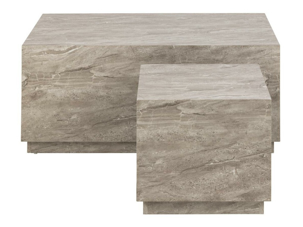 Komplet klubskih mizic Norsica 894 (Sivi marmor)