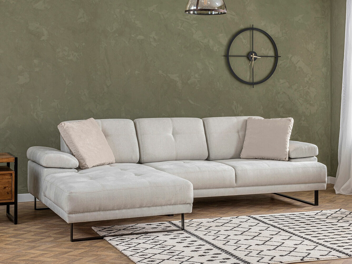 Kotna garnitura Altadena 141 (Krema)