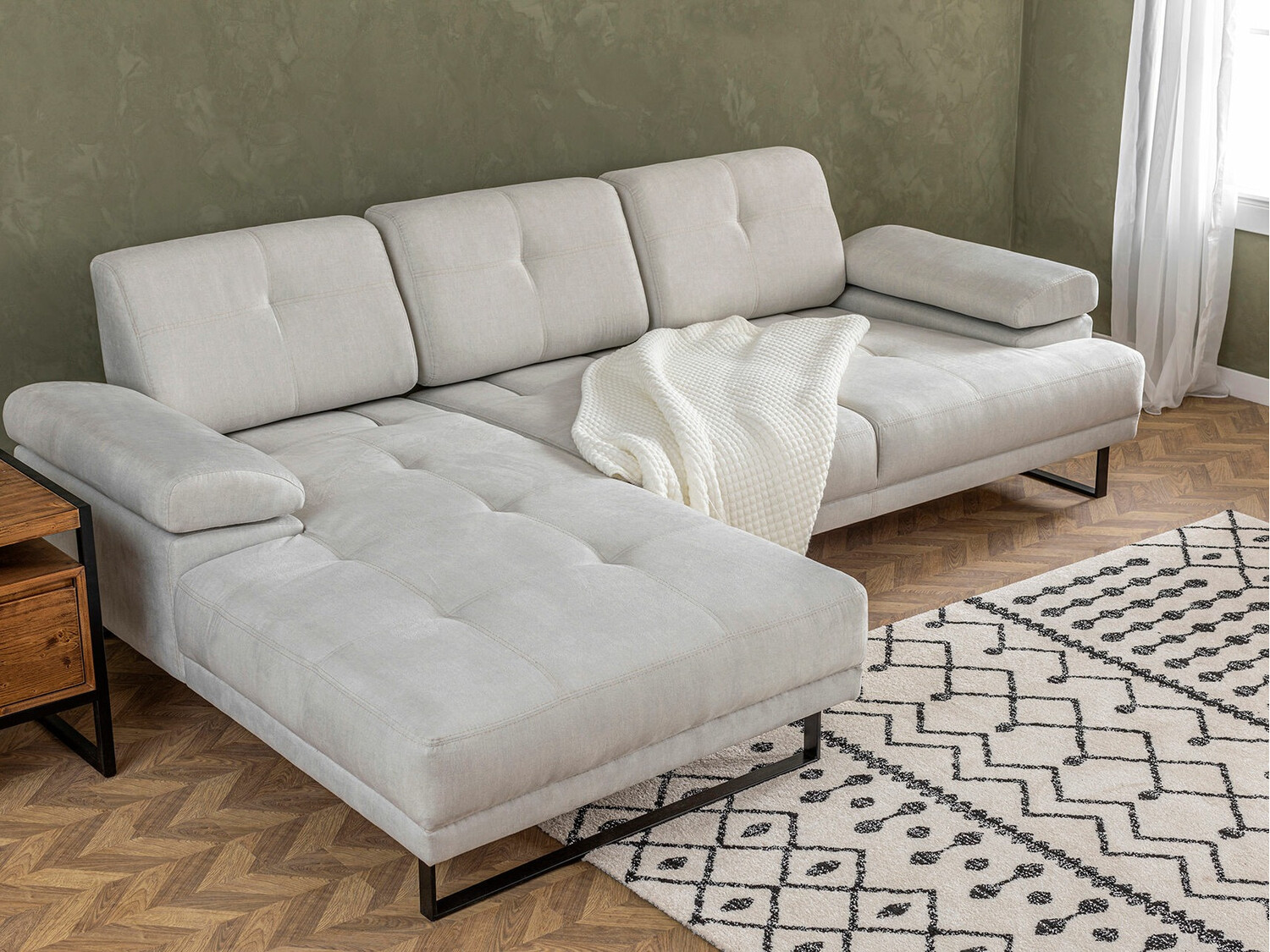 Kotna garnitura Altadena 141 (Krema)