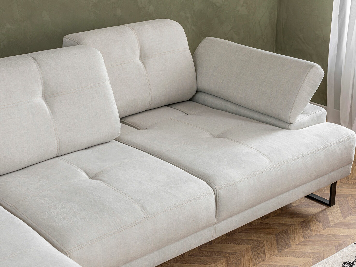 Kotna garnitura Altadena 141 (Krema)