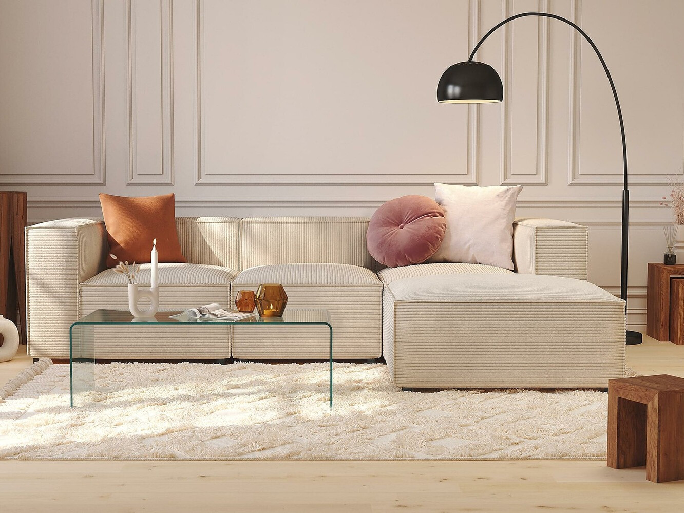 Modularna kotna sedežna garnitura Torbalo 106 (Lincoln 03)