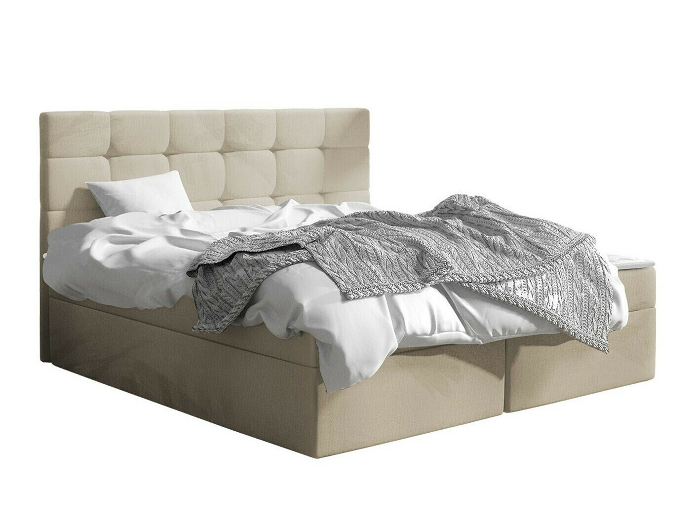 Boxspring postelja Comfivo Osculum I (Manila 02)