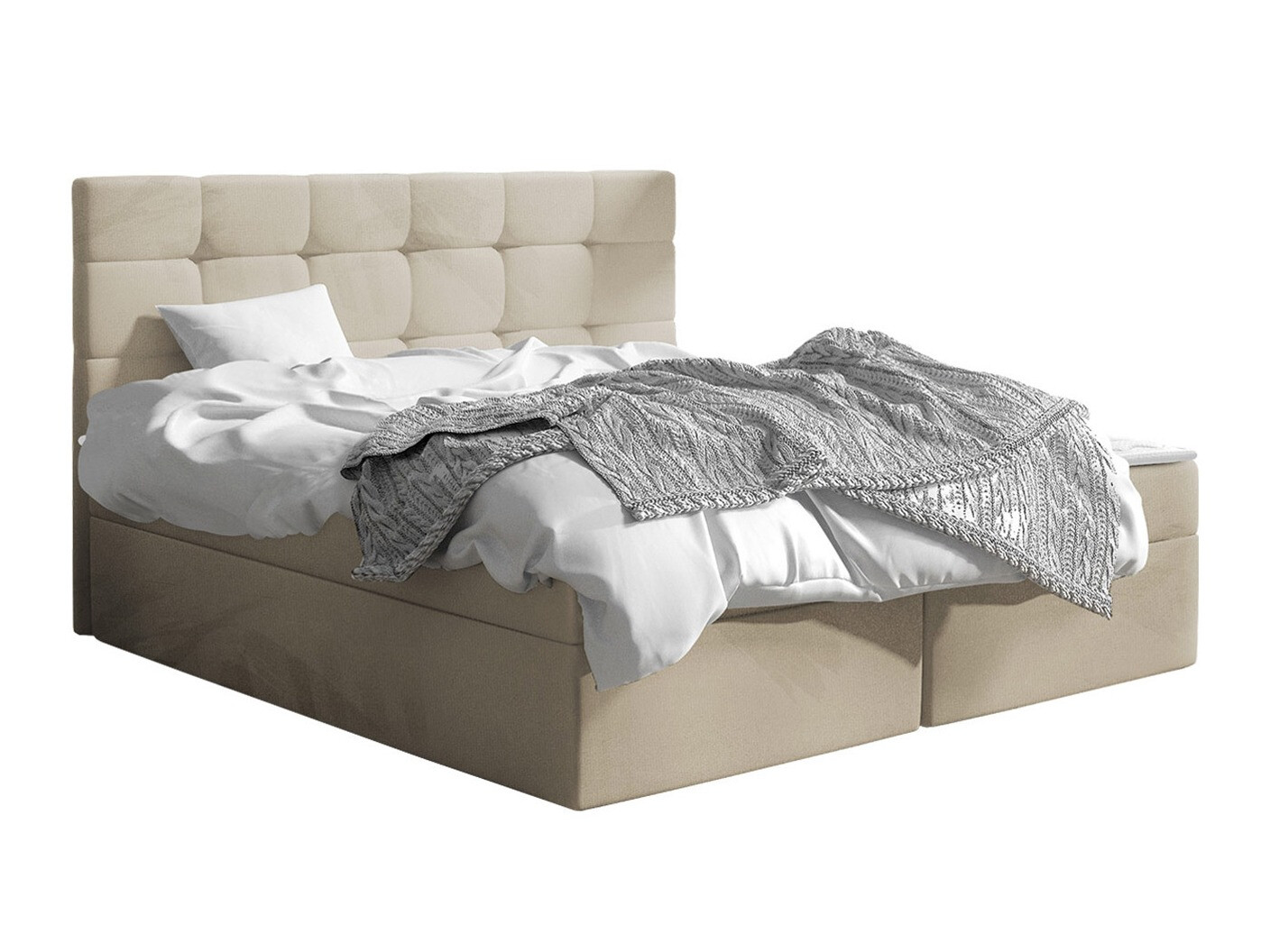 Boxspring postelja Comfivo Osculum I (Manila 02)