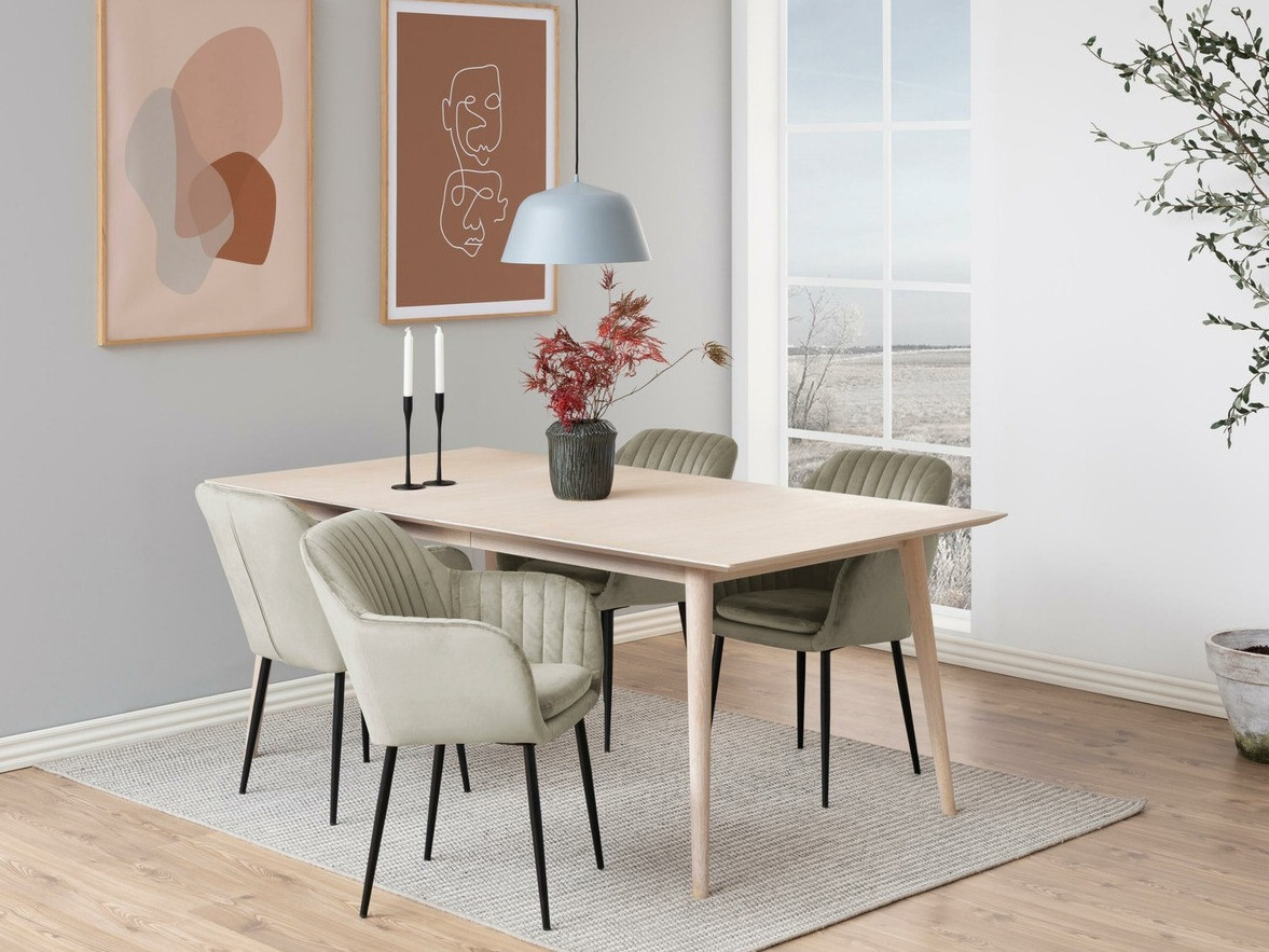 Jedilniški komplet Norsica 513 (Krema + Črna)