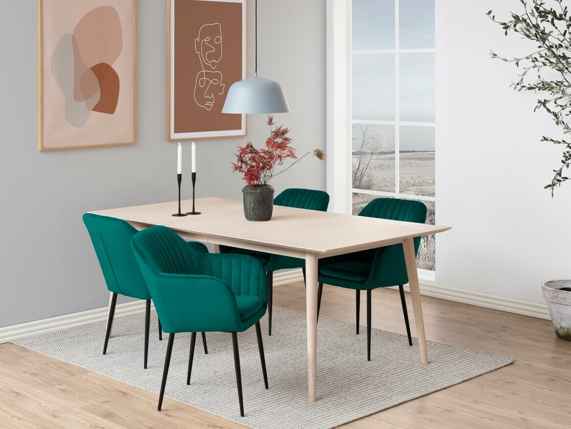 Jedilniški komplet Norsica 513 (Zelena + Črna)