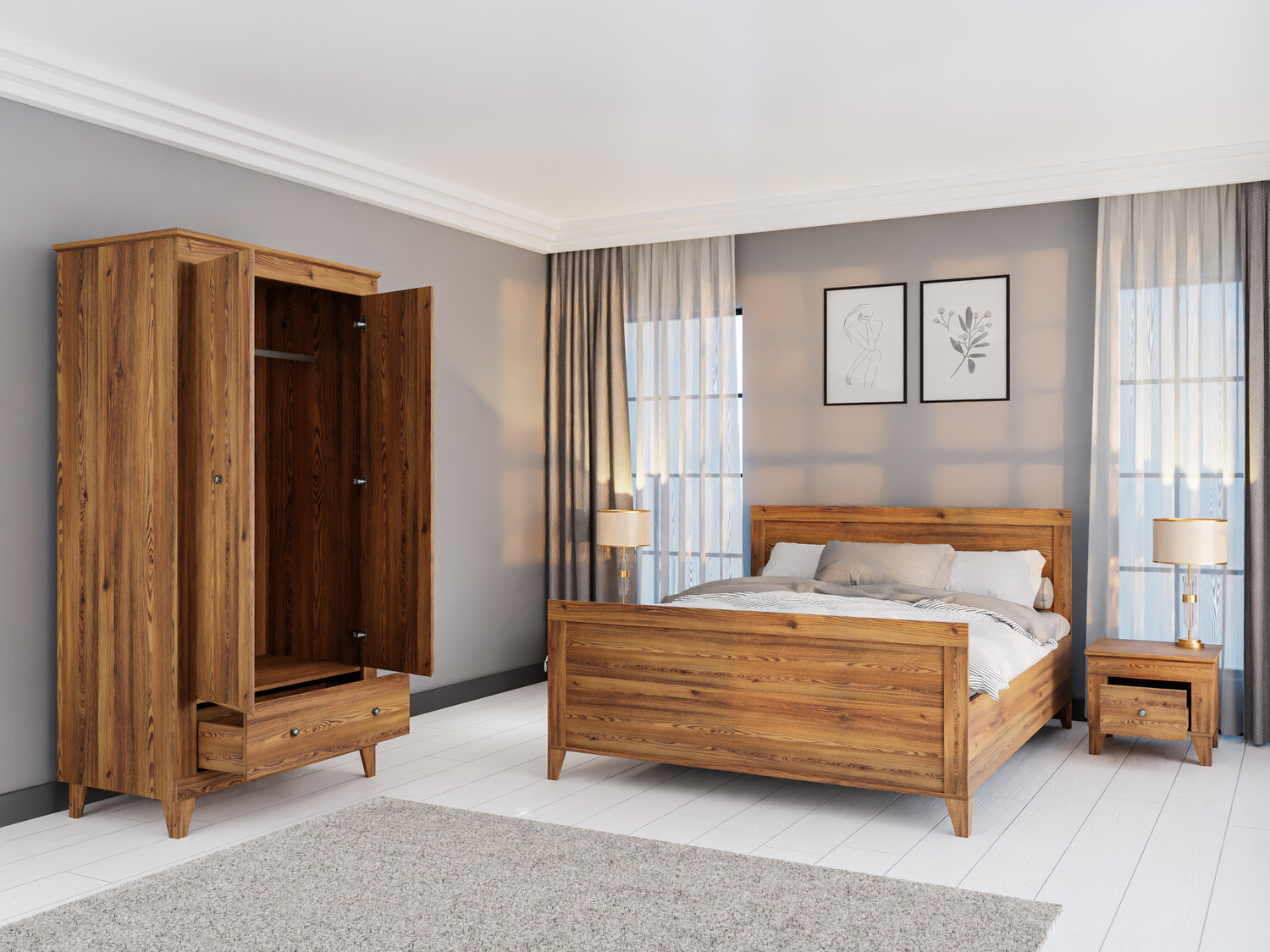 Komplet spalnic Lirmora 126