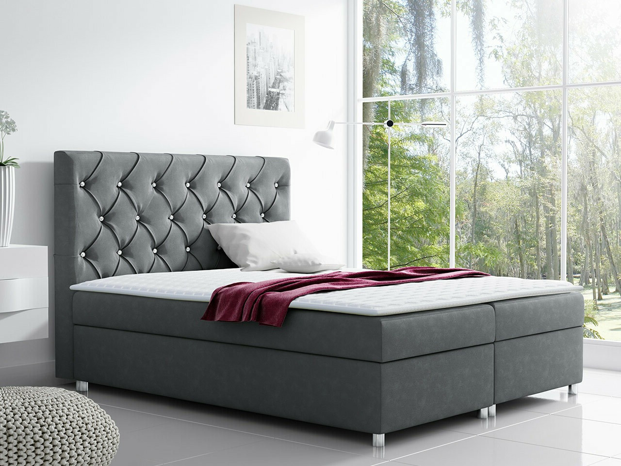 Boxspring postelja Baltimore 112 (Primo 8804)