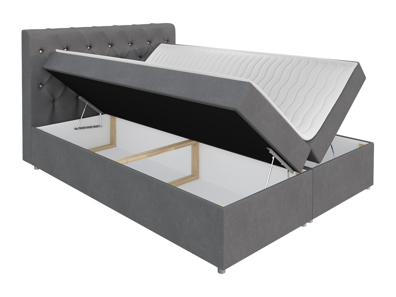 Boxspring postelja Domus (Soft 017)