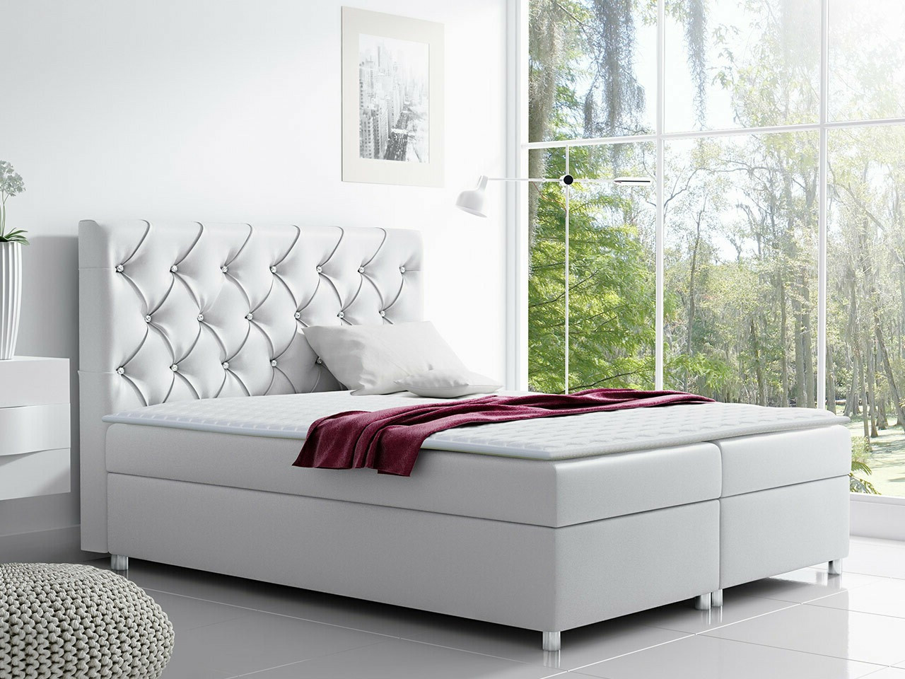 Boxspring postelja Domus (Soft 017)
