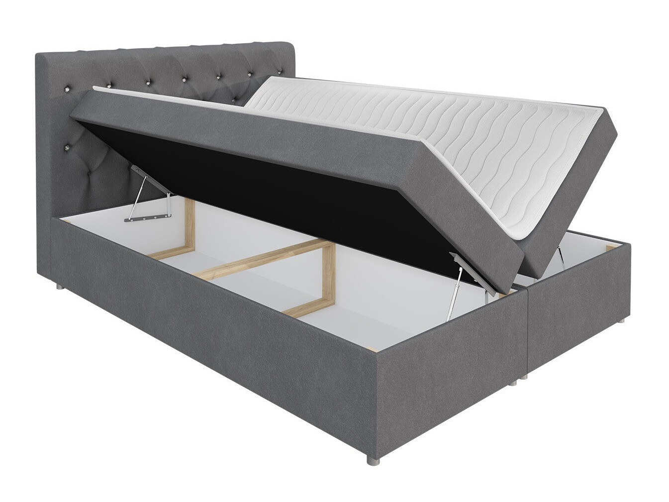 Boxspring postelja Domus (Soft 017)