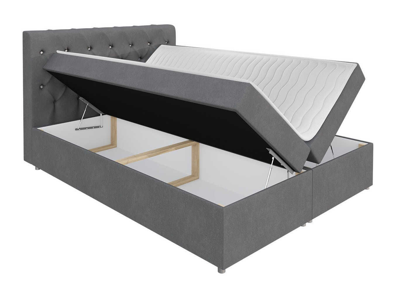 Boxspring postelja Domus (Soft 017)