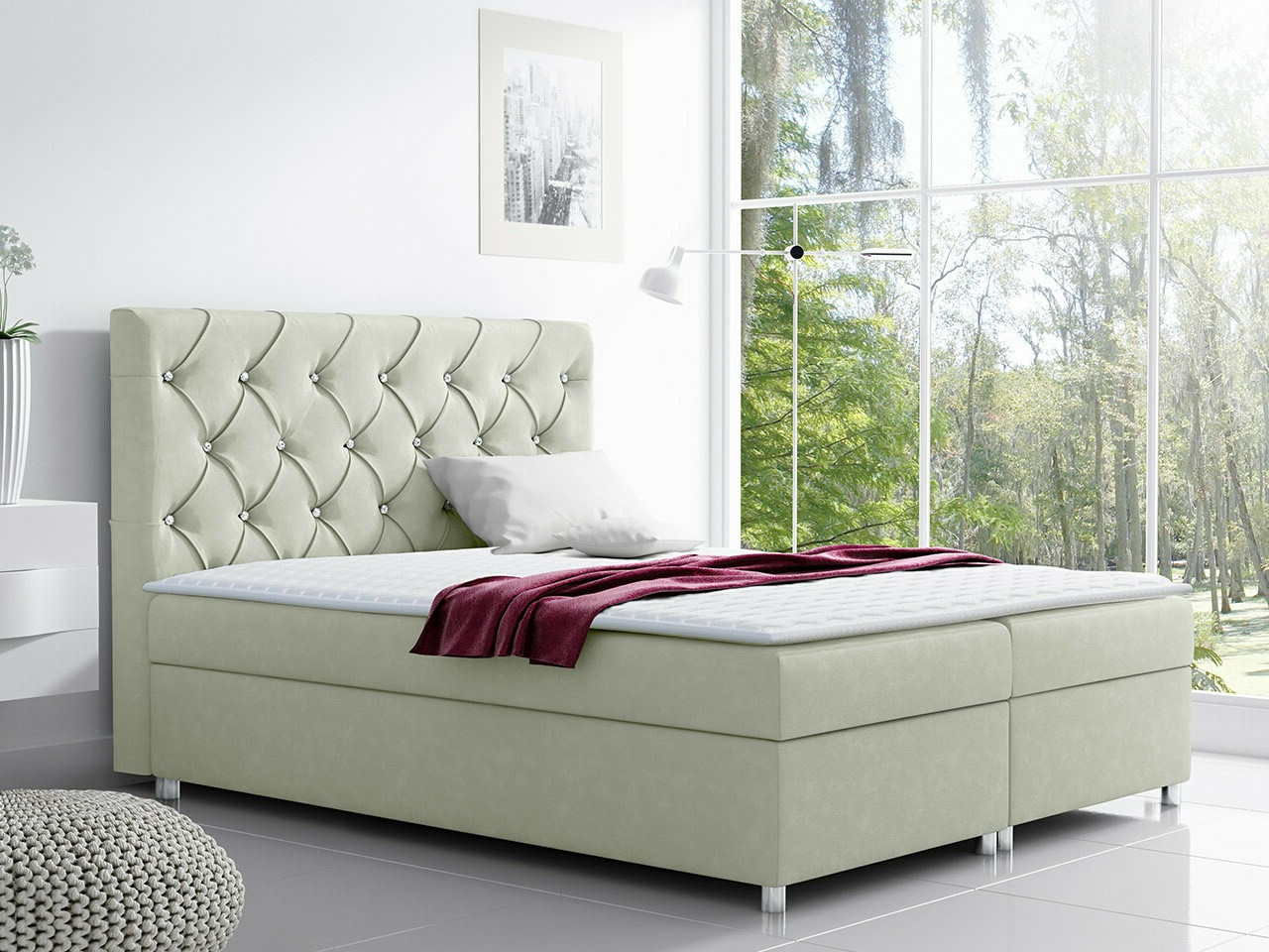 Boxspring postelja Domus (Primo 8809)