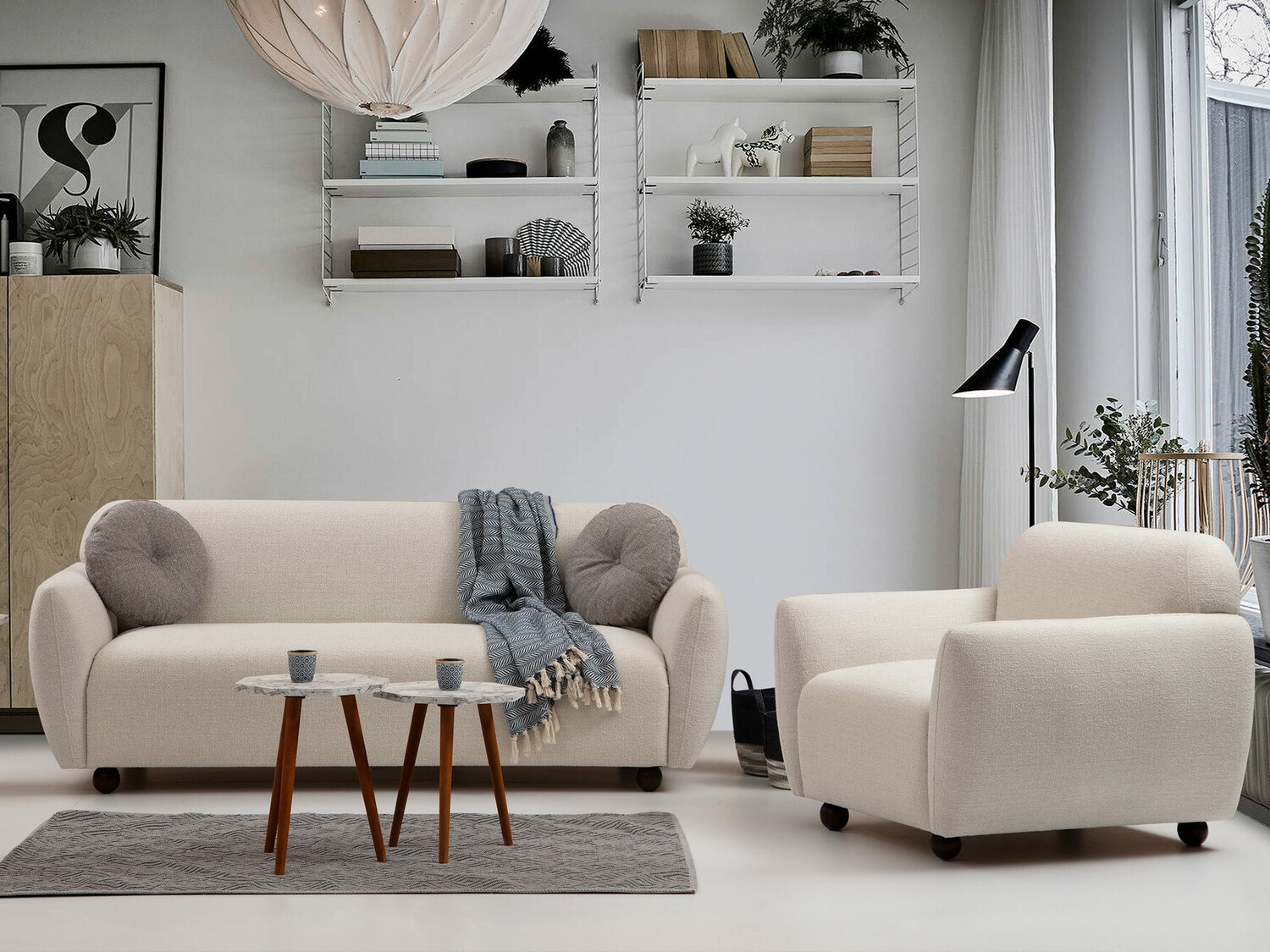 Kavč Altadena 188 (Krema)