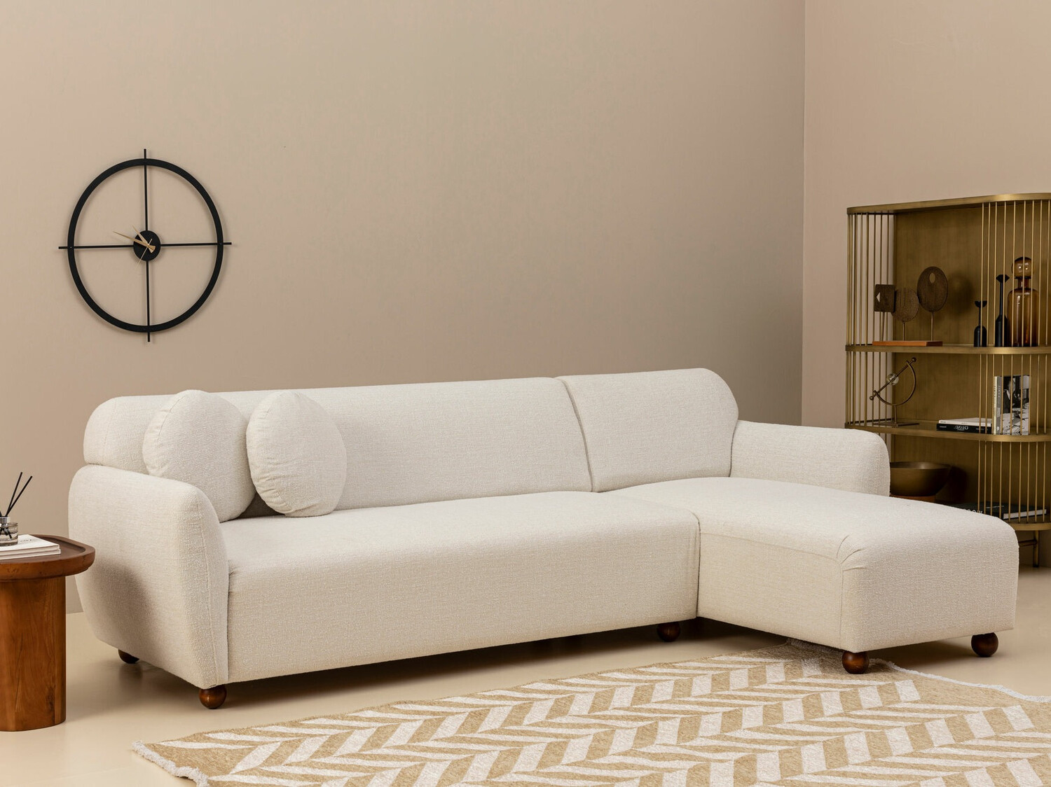 Kotna garnitura Altadena 189 (Bela)