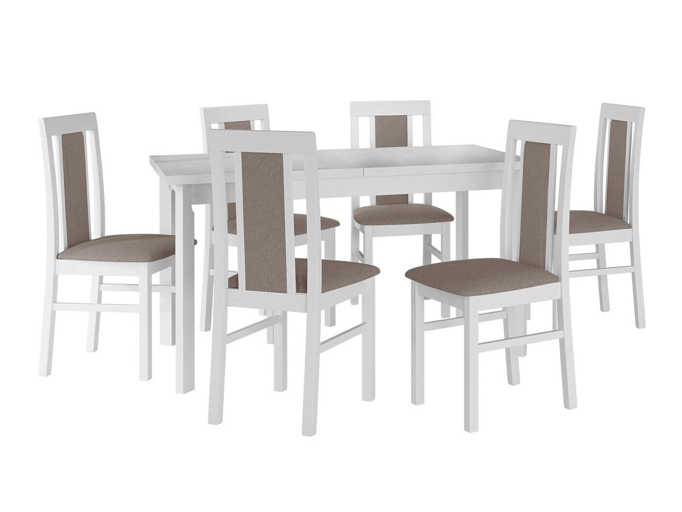 Jedilniški komplet Victorville 315 (Bela)