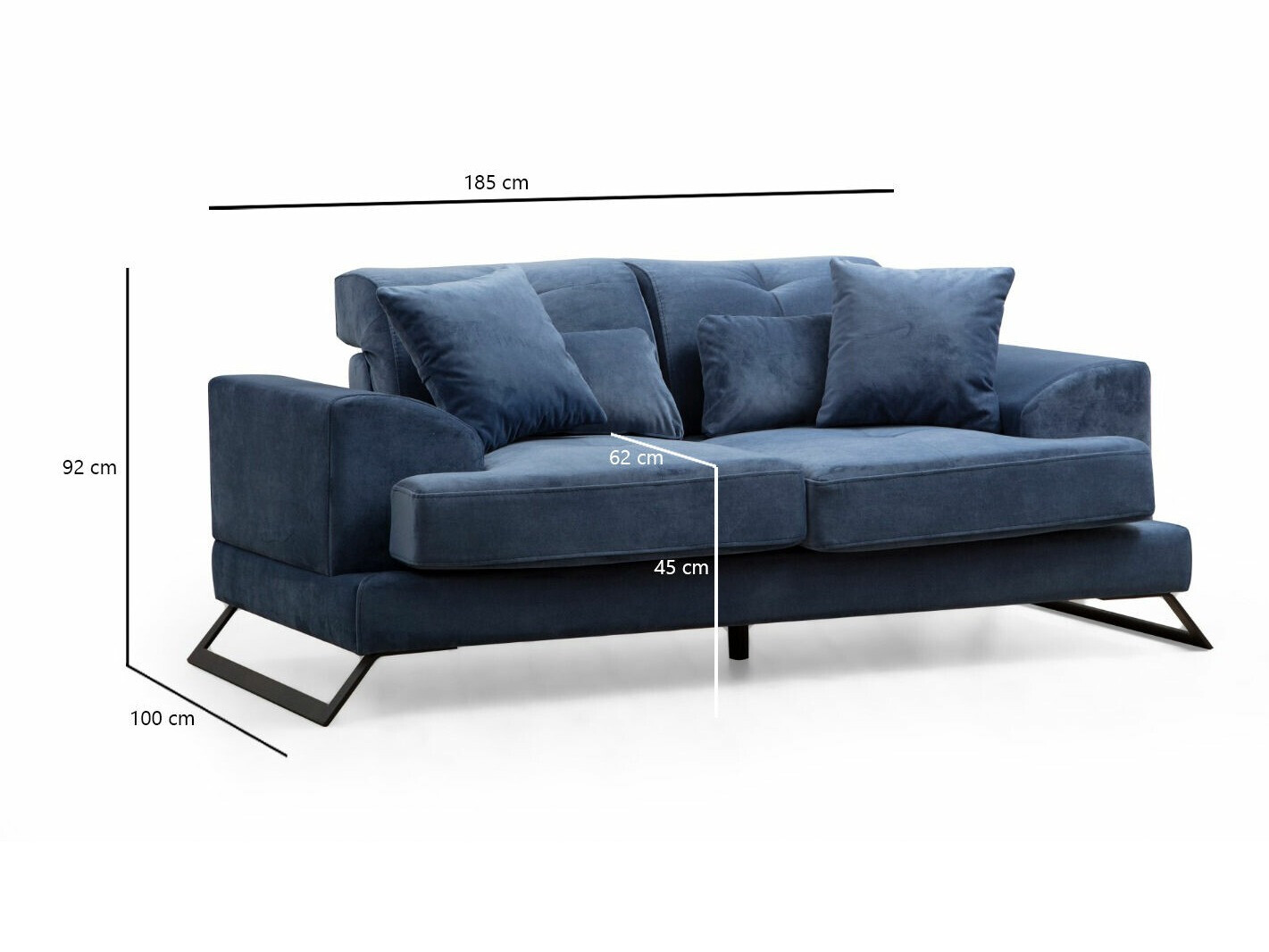 Kavč Altadena 205 (Modra)