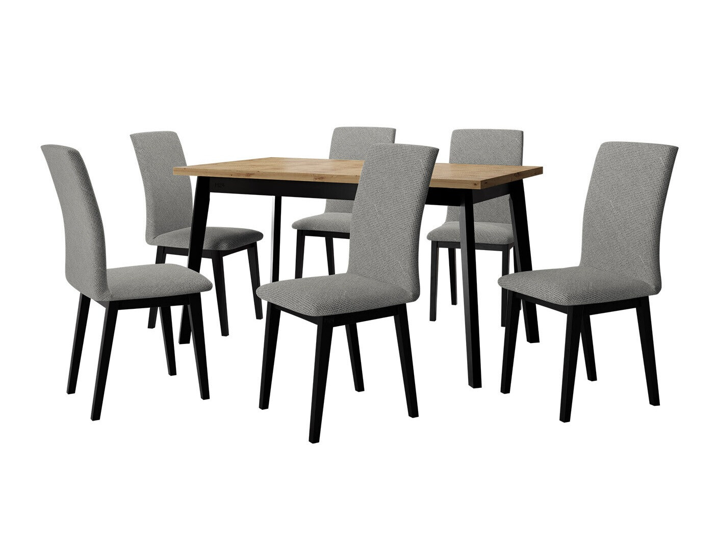 Jedilniški komplet Victorville 321 (Črna)