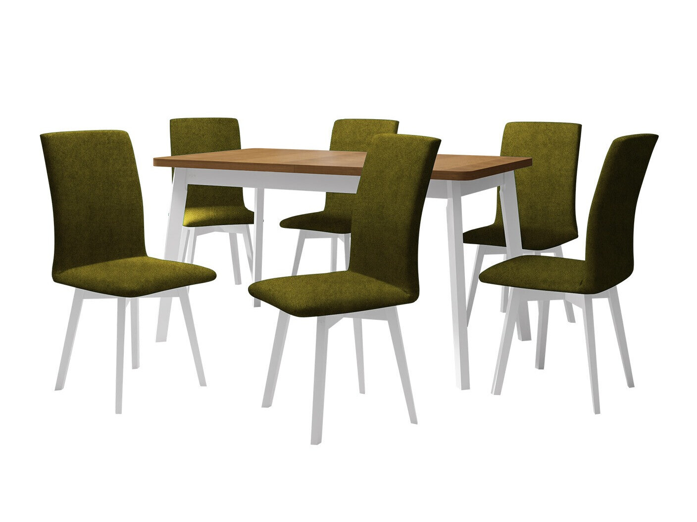 Jedilniški komplet Victorville 324 (Bela)