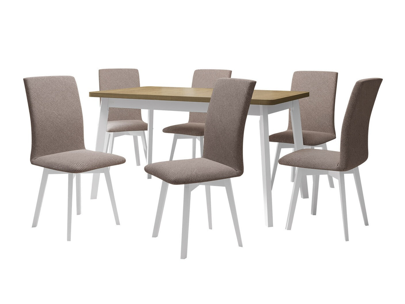 Jedilniški komplet Victorville 325 (Bela)