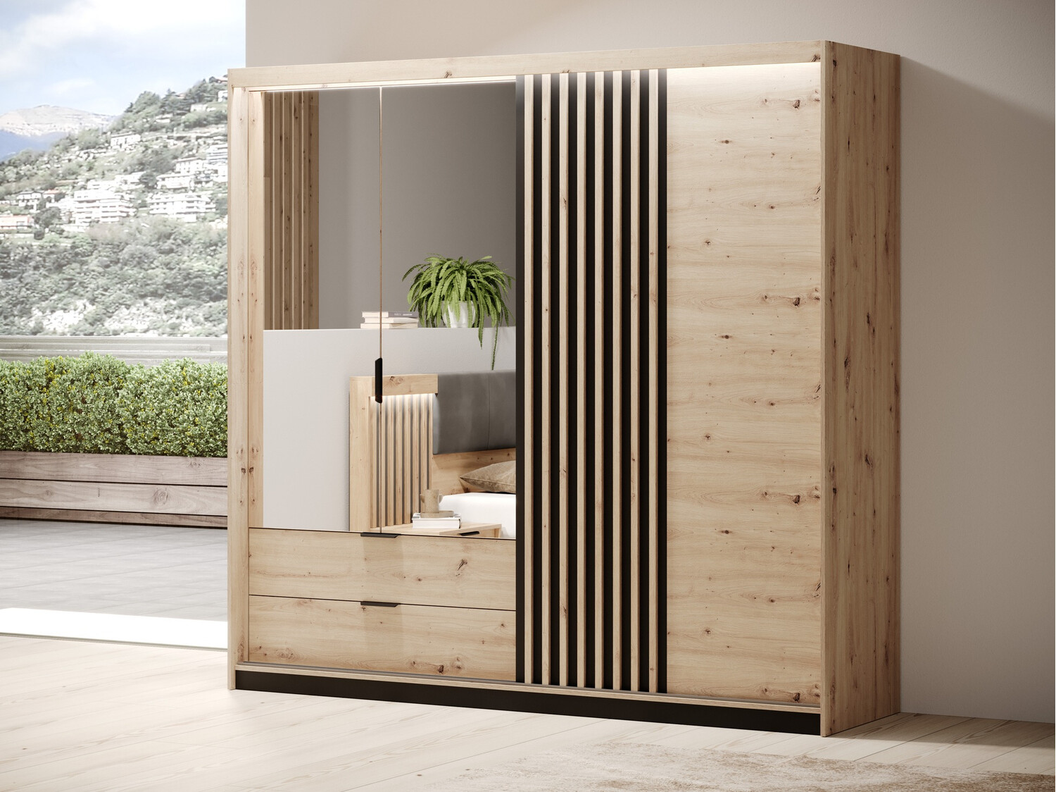 Garderobna omara Lusone 100