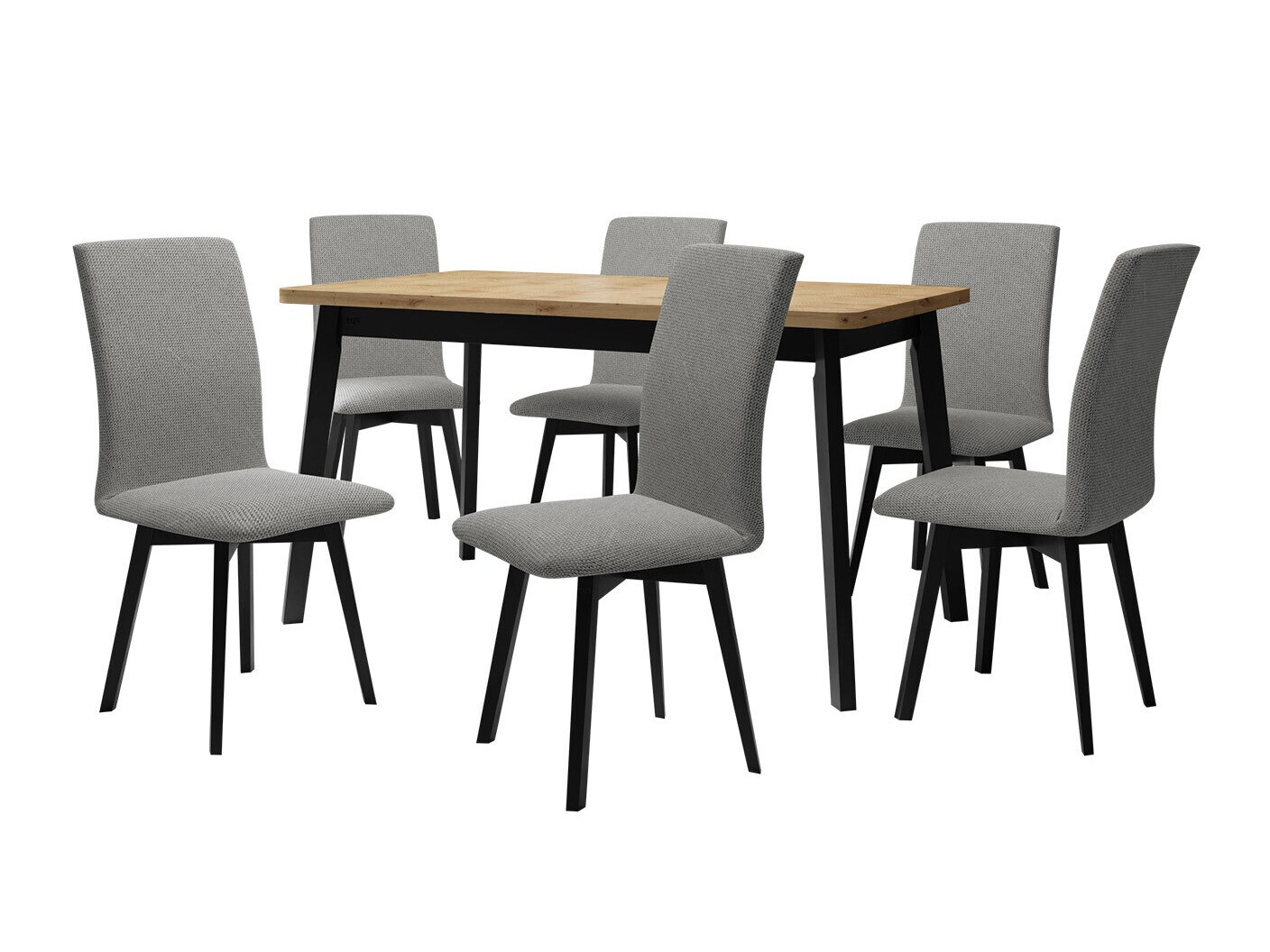 Jedilniški komplet Victorville 326 (Črna)