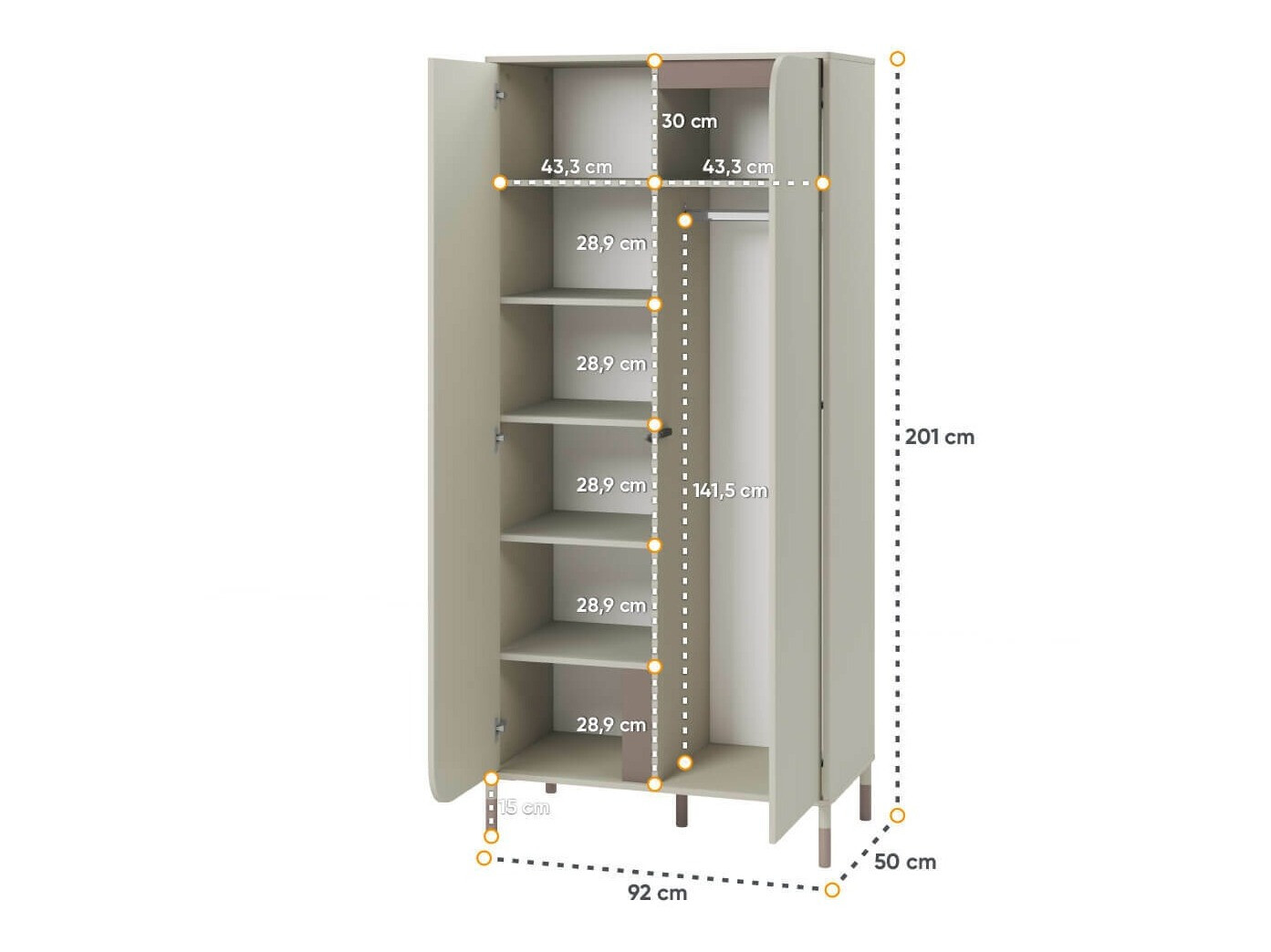 Garderobna omara Lomsono 110