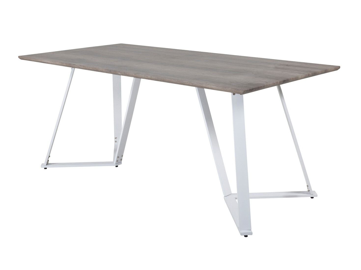 Jedilniški komplet Dallas 1804 (Svetlo siva + Bela)