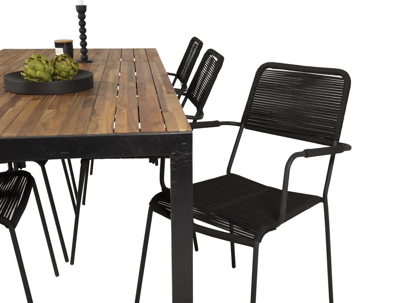 Komplet mize in stolov Dallas 2906