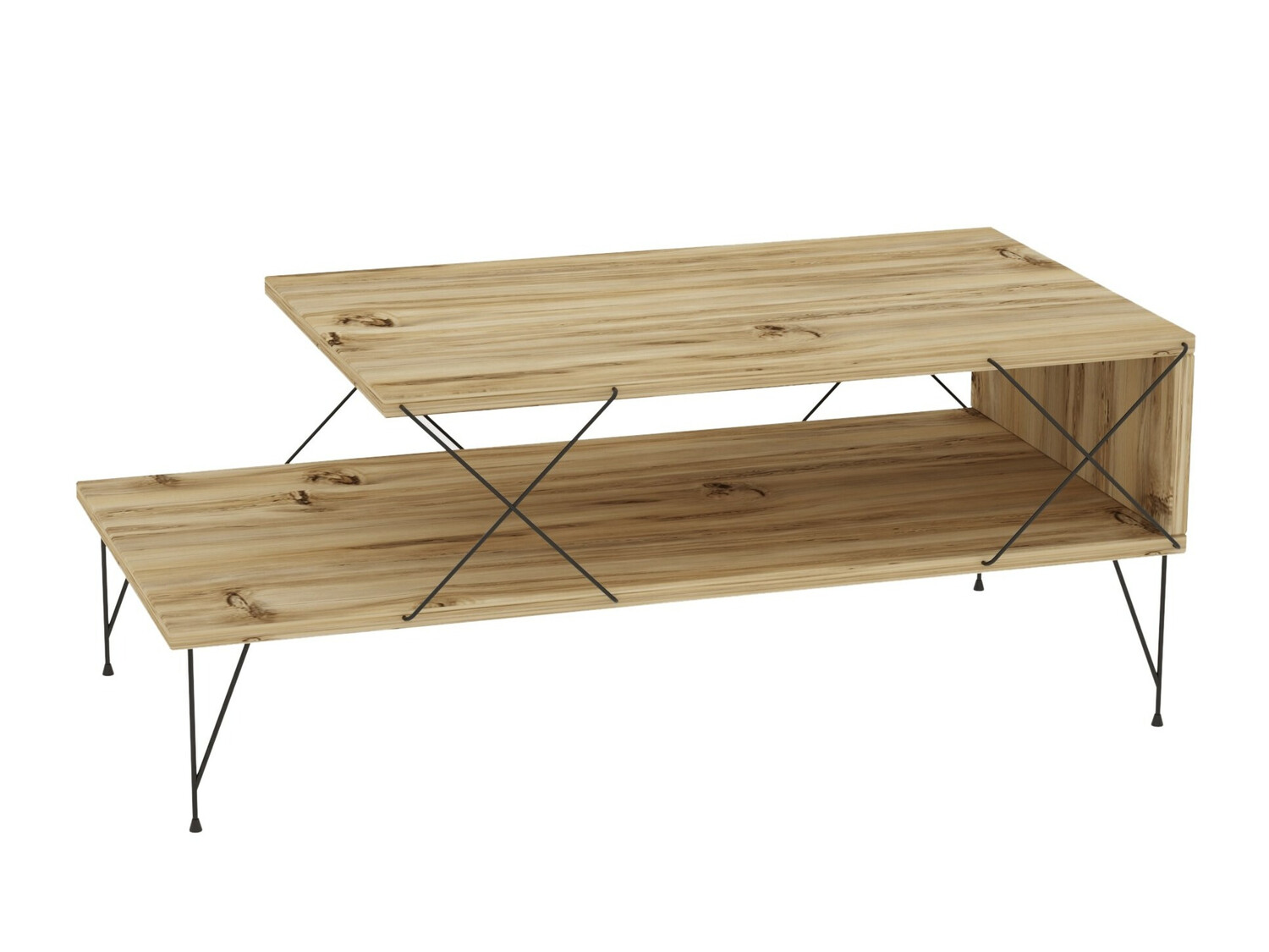 Klubska mizica Kailua 384 (Hrast)