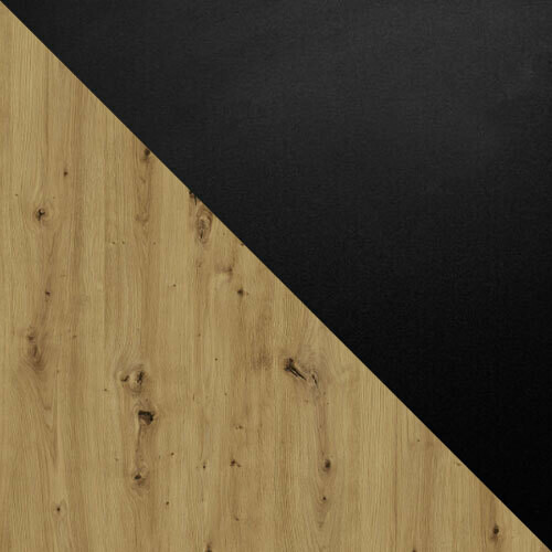 Miza Victorville 328 (Črna + Artisan hrast)