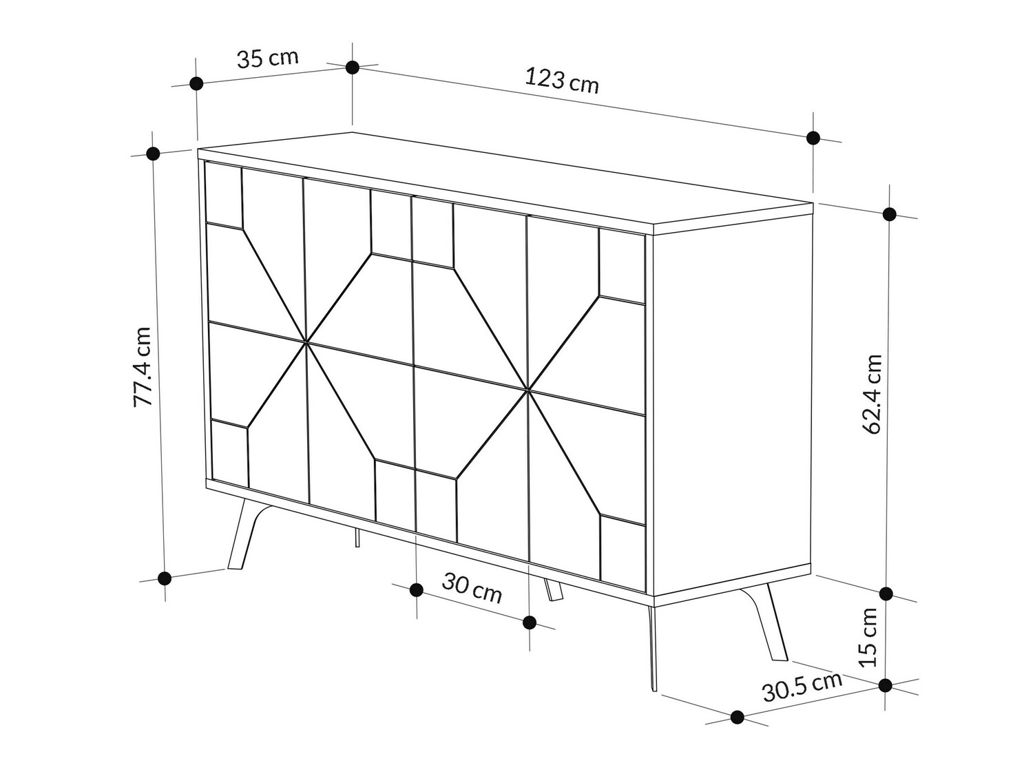 Omarica Kailua 416 (Črni marmor)