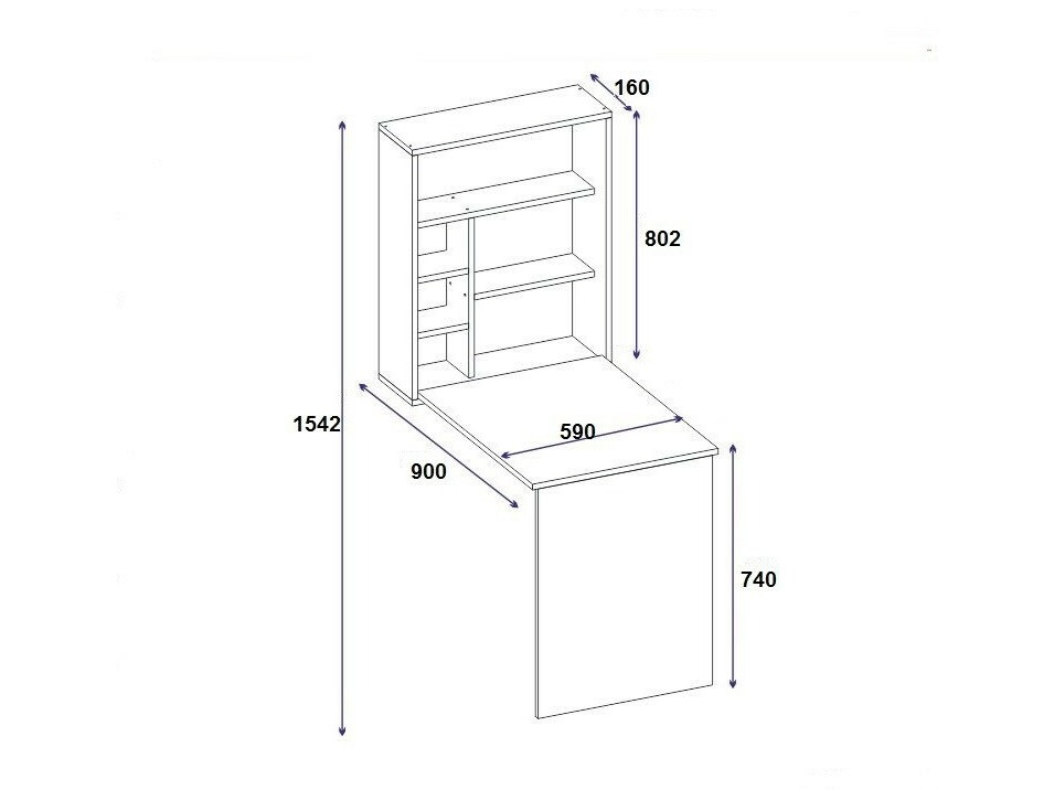 Pisalna miza Kailua 399 (Hrast)